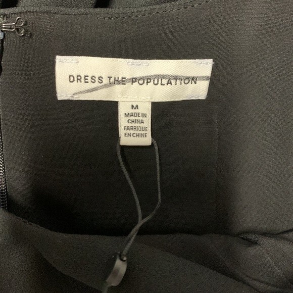 NWT Dress the Population | Sammie Dress in Black M - Picture 6 of 6